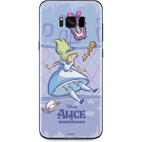 Disney Alice in Wonderland Falling down the Rabbit Hole Galaxy S8 Plus Skin